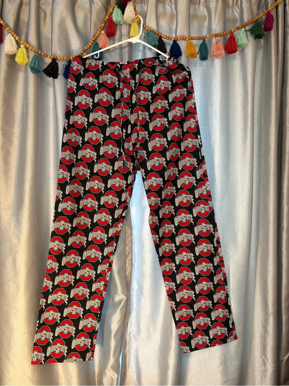 NWT Size Small Ohio State Buckeyes Black & Red Lounge Pants